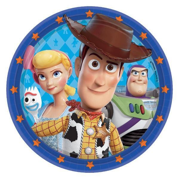 Buy Kids Birthday Toy Story 4 Dinner Plates 9 inches, 8 per package sold at Party Expert