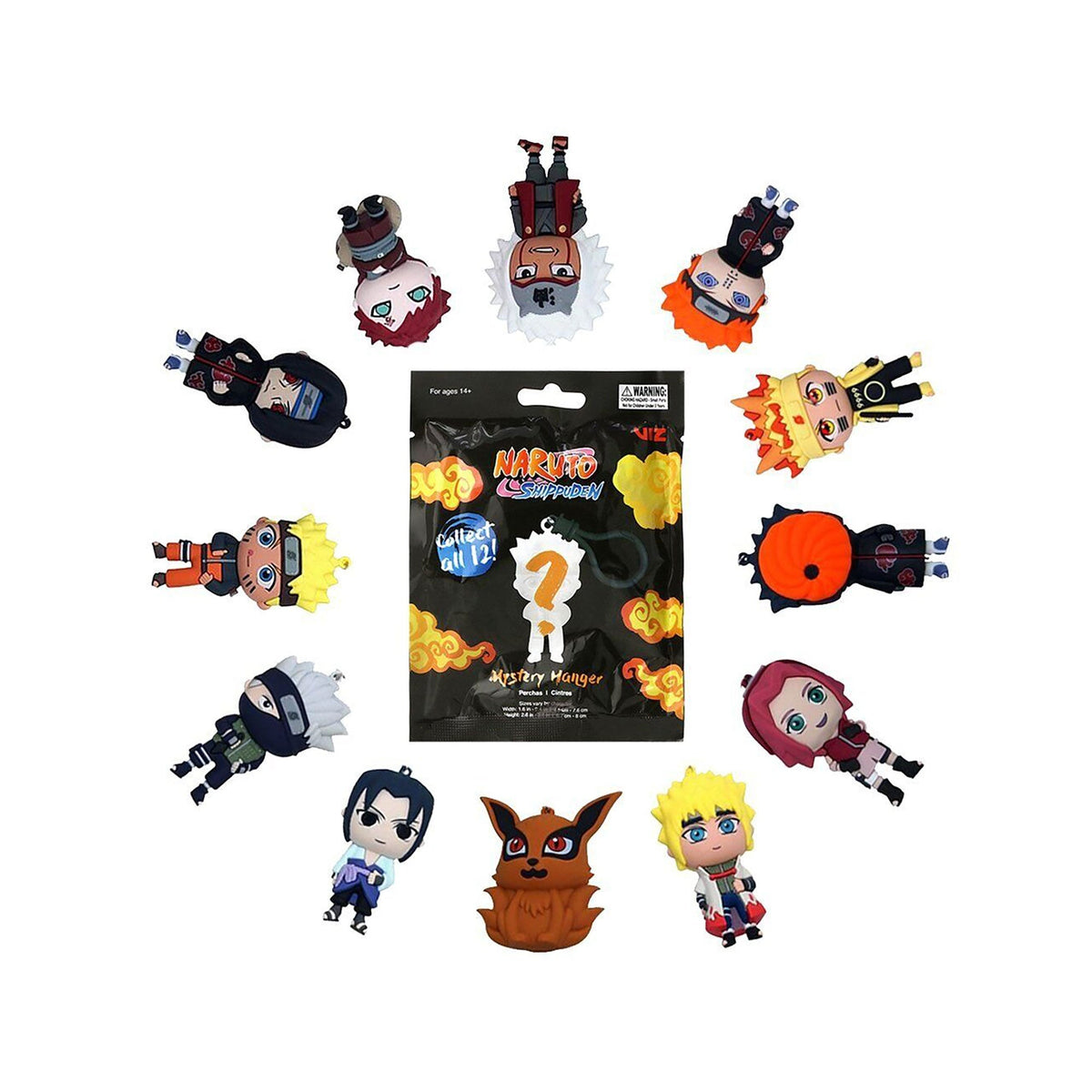 UCC DISTRIBUTING INC. New Year Naruto Mystery Hanger Figurine, 1,6 x 2,6 inches, Assortment, 1 Count 841092144827