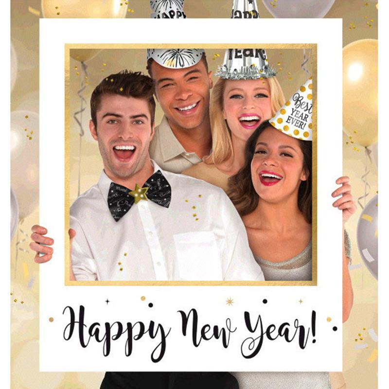 AMSCAN CA New Year Ny - Giant White Frame 35 X 30 In. 013051766641