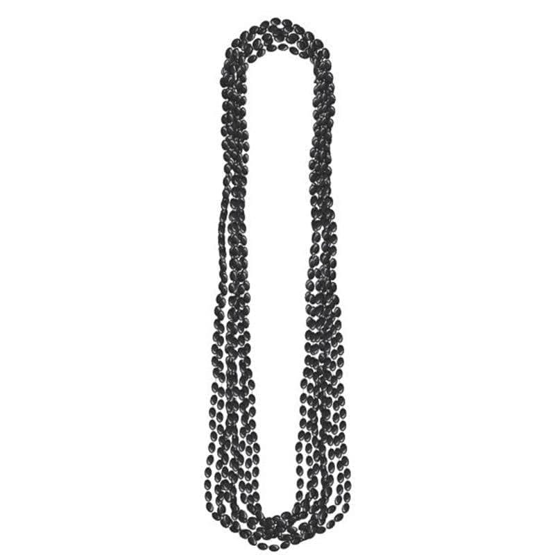 Buy Party Supplies Beads Necklace 8/pkg - Black sold at Party Expert