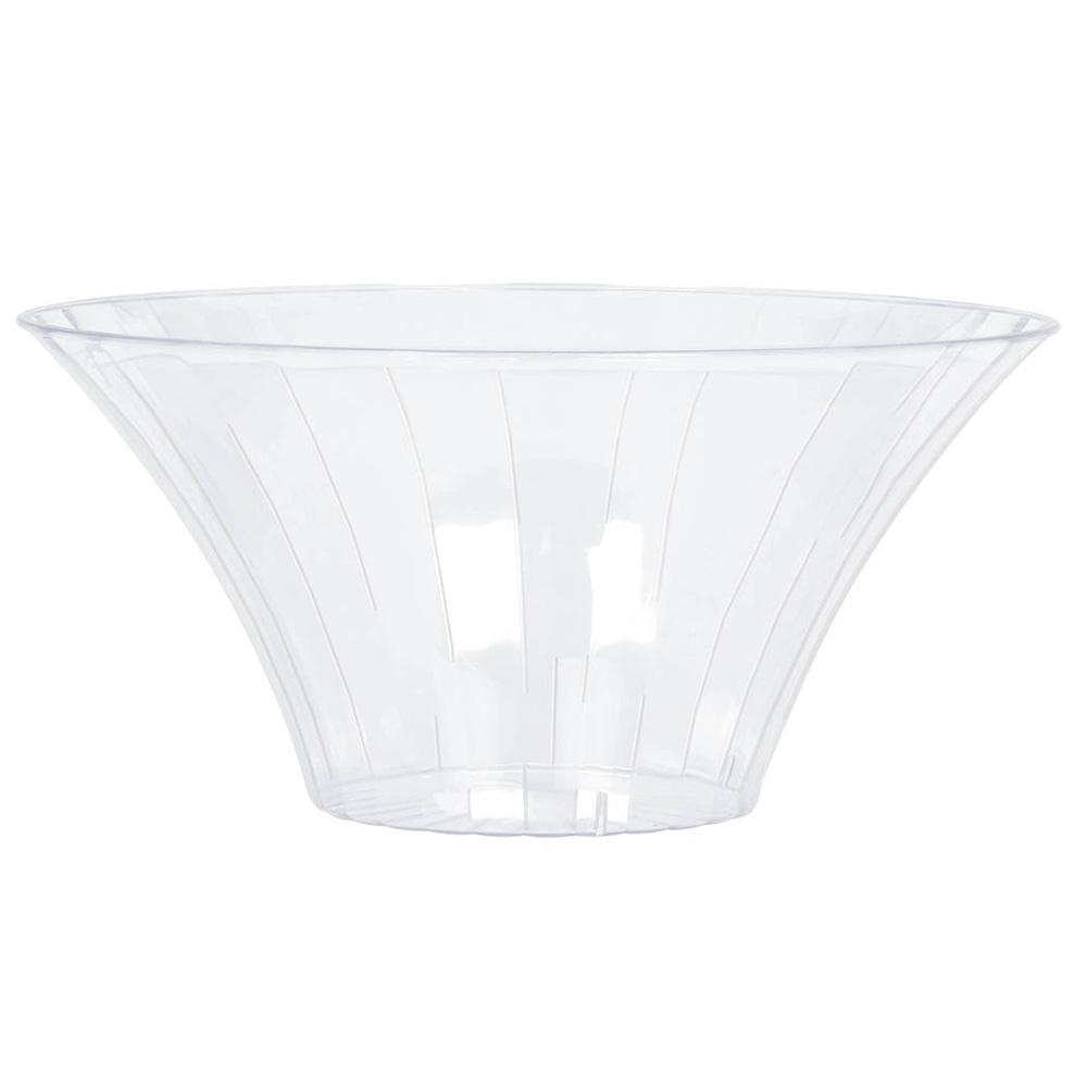 Buy Plasticware Flared Bowl - Large 9 In. - Clear sold at Party Expert