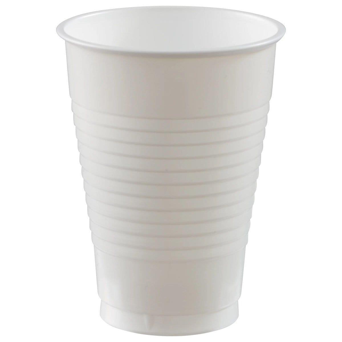 Buy Plasticware Frosty White Plastic Cups, 12 oz., 20 Count sold at Party Expert