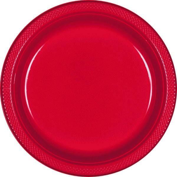 Buy Plasticware Plastic Plates 10.25 In. - Apple Red 20/pkg. sold at Party Expert