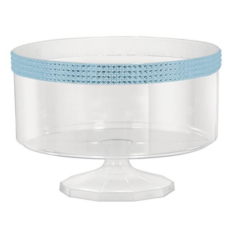 Buy Plasticware Trifle Container Medium With Gems - Blue sold at Party Expert