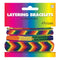 AMSCAN CA Pride Pride Rainbow Layering Bracelets, 4 Count 192937319079