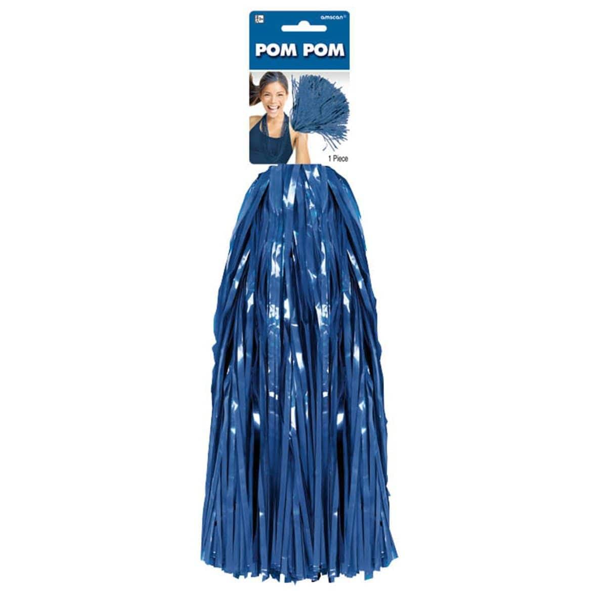 Buy Sports Theme Pom Pom - Blue sold at Party Expert