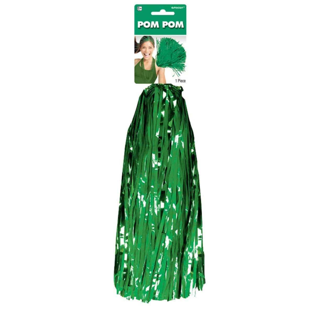 Buy Sports Theme Pom Pom - Green sold at Party Expert