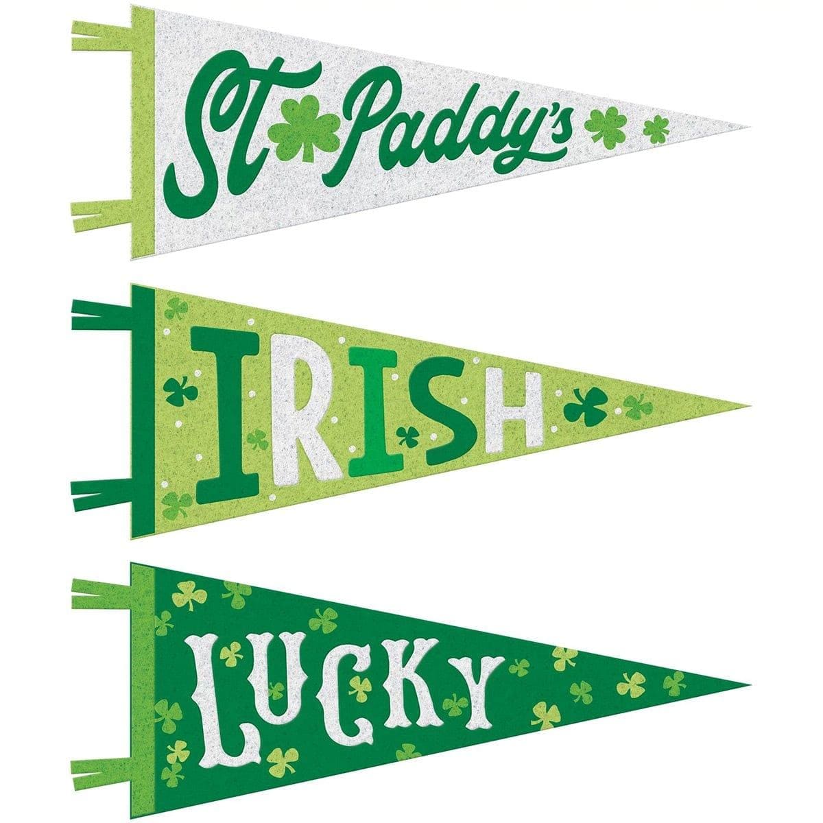 AMSCAN CA St-Patrick St-Patrick's Day Pennants, 3 count