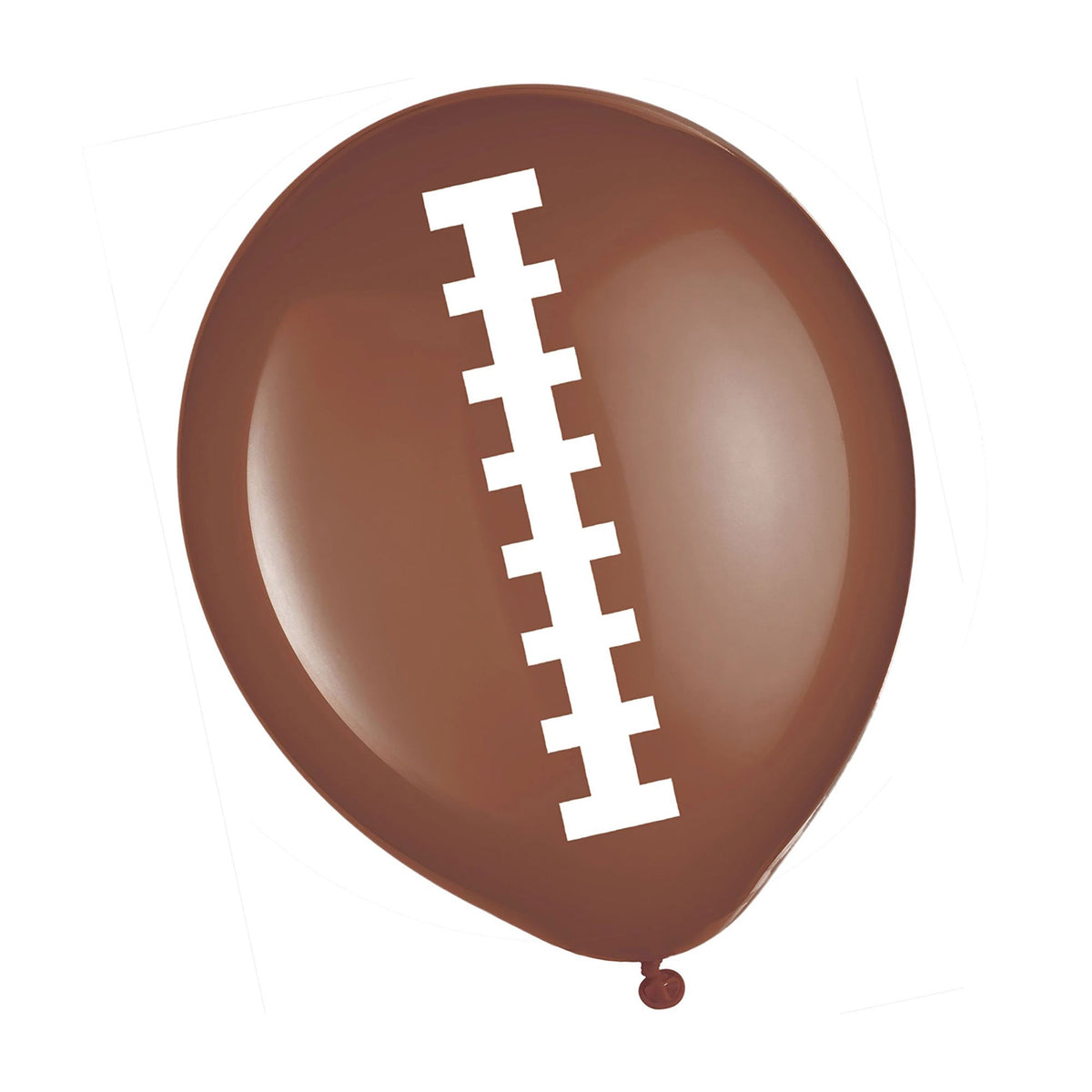 AMSCAN CA Superbowl Football Latex Balloons, 6 Count 192937007693