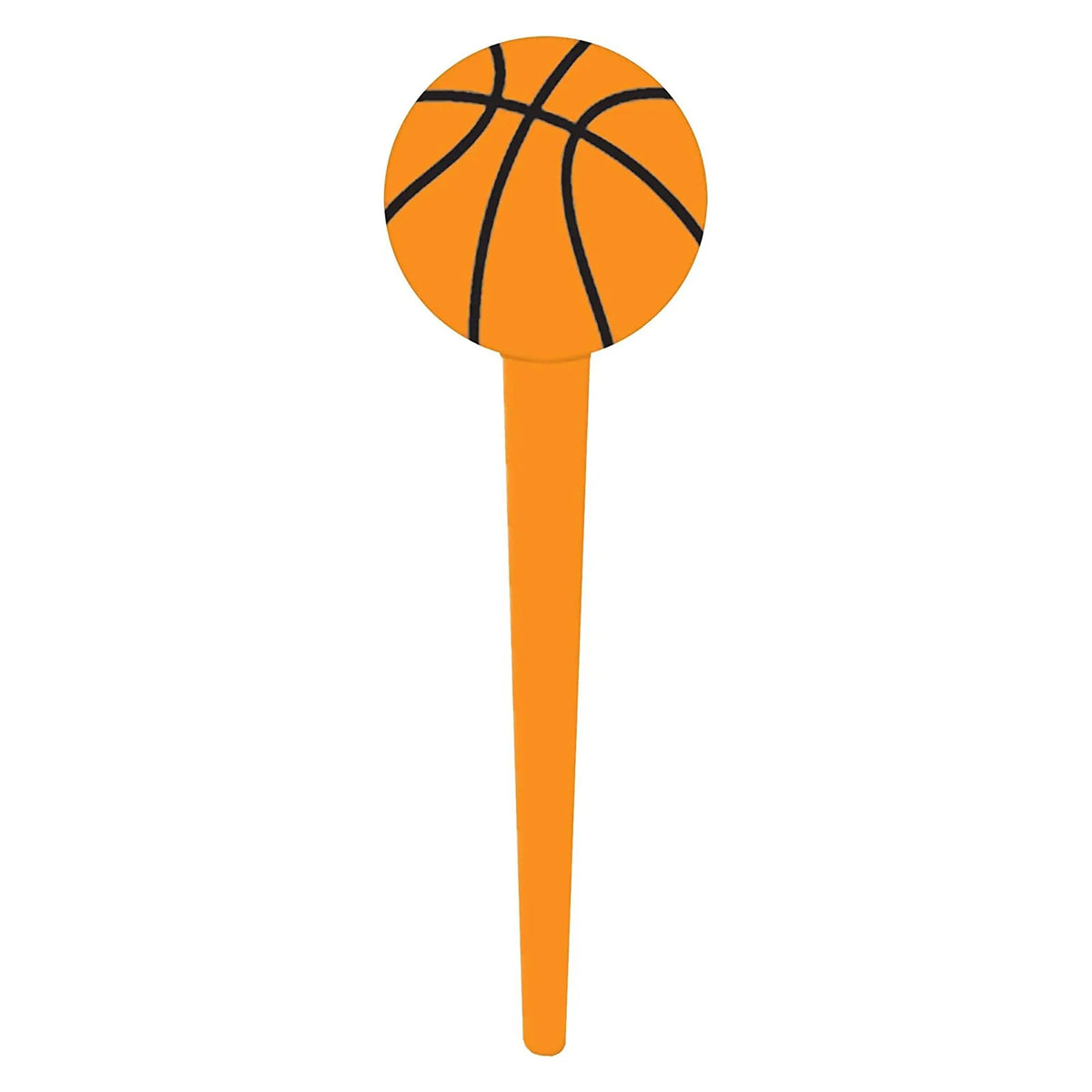 AMSCAN CA Theme Party Basketball Plastic Picks, 3 Inches, 36 Count