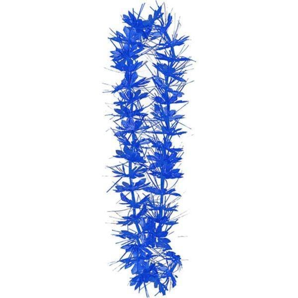 Buy Theme Party Blue Tinsel Lei Necklace sold at Party Expert