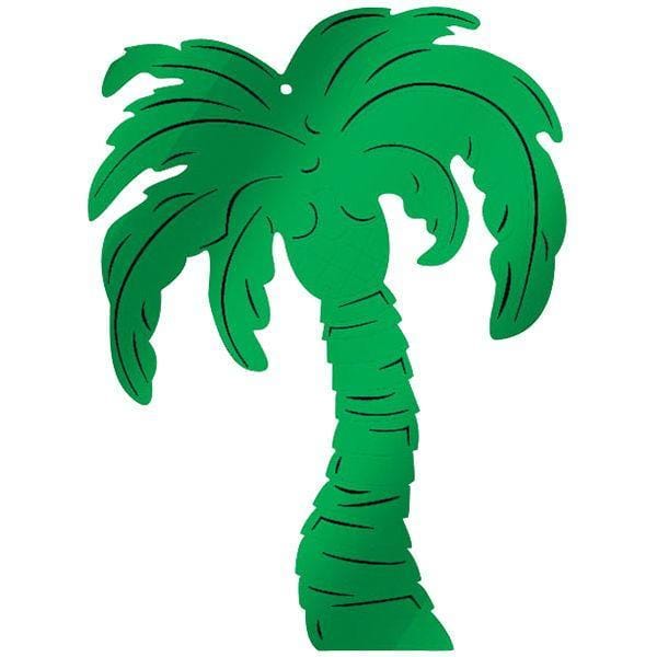 Buy Theme Party Foil Palm Tree Cutout, 15 Inches sold at Party Expert