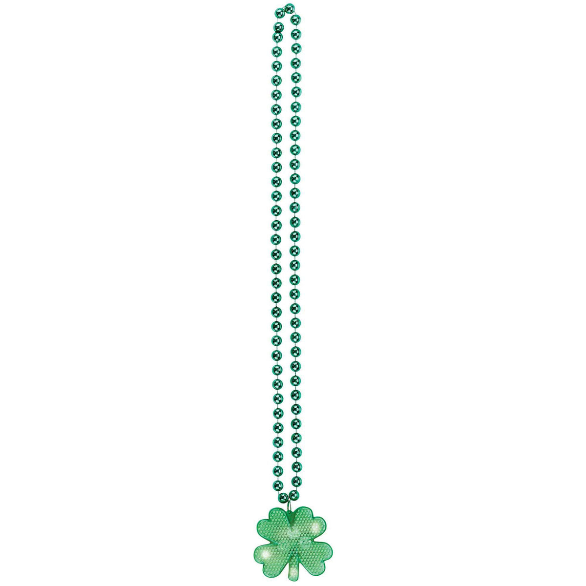 AMSCAN CA Valentine's Day St-Patrick's Day Light-Up Pendant Necklace, 1 Count