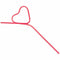 AMSCAN CA Valentine's Day Valentine's Day Heart Straws, 12 Count