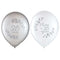 AMSCAN CA Wedding Anniversary Happy 25th Anniversary Latex Balloons, 12 Inches, 15 Count 192937212073