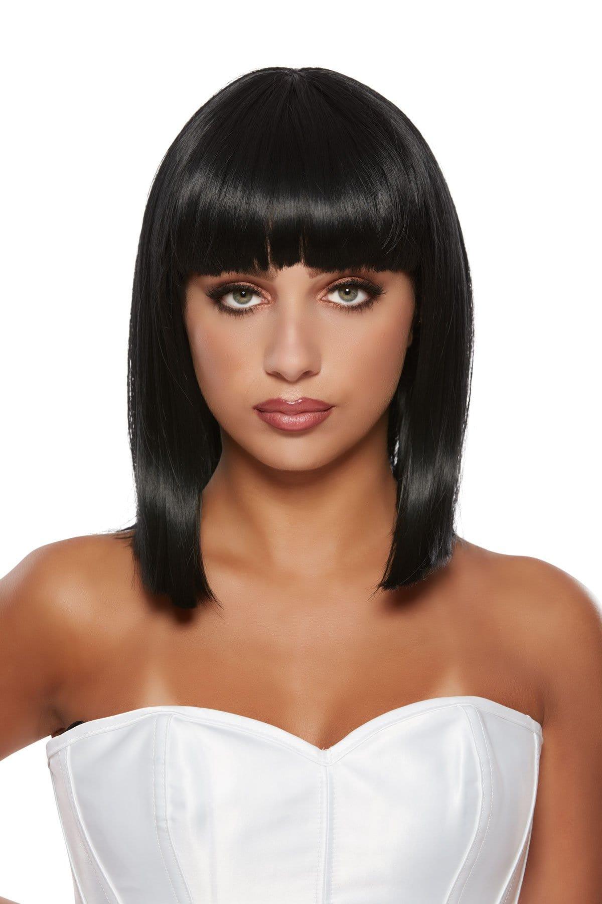 Black Kendall Mid length Wig for Women Party Expert