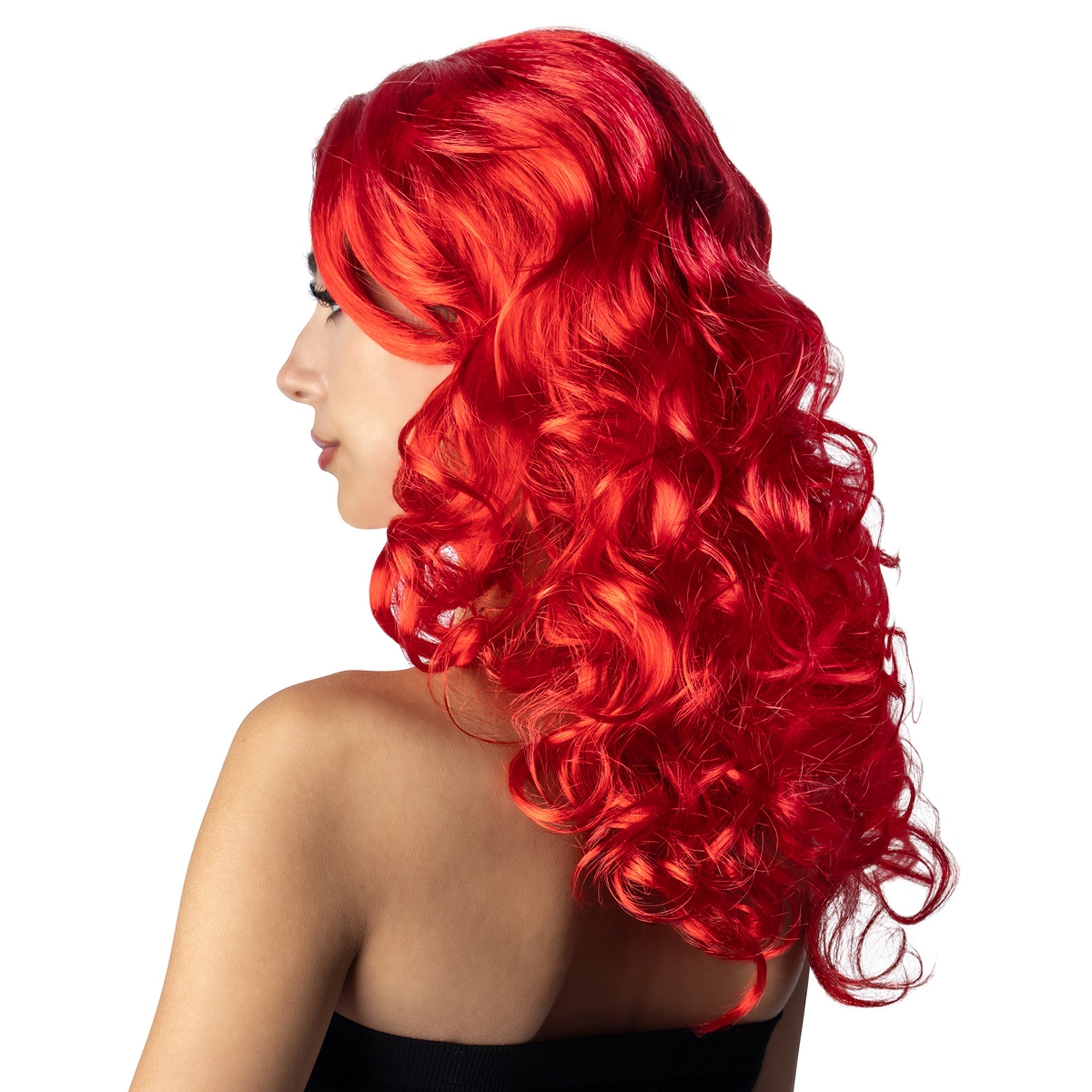 Wavy Red Wig for Adults Party Expert