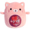 Aurora World Valentine's Day "Love" Pink Cat Plush, 3.5 Inches, 1 Count