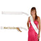 Buy Age Specific Birthday Satin Sash - White sold at Party Expert