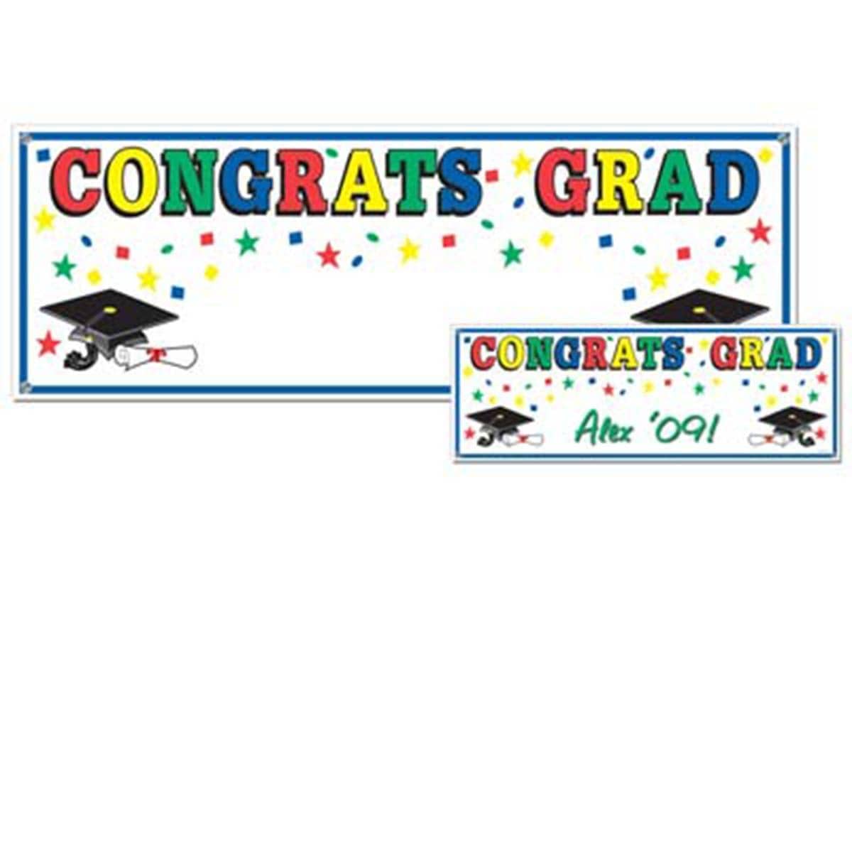 Buy Graduation Congrats Grad Sign Banner sold at Party Expert