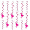 Buy Theme Party Flamingo Swirl, 12 Count sold at Party Expert