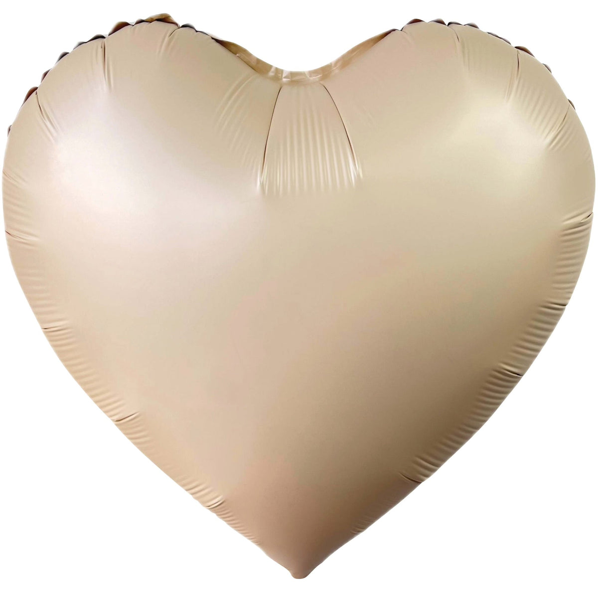 BOOMBA INTERNATIONAL TRADING CO,. LTD Balloons Matte Cappuccino Heart Shaped Foil Balloon, 18 Inches, 1 Count 810120710082