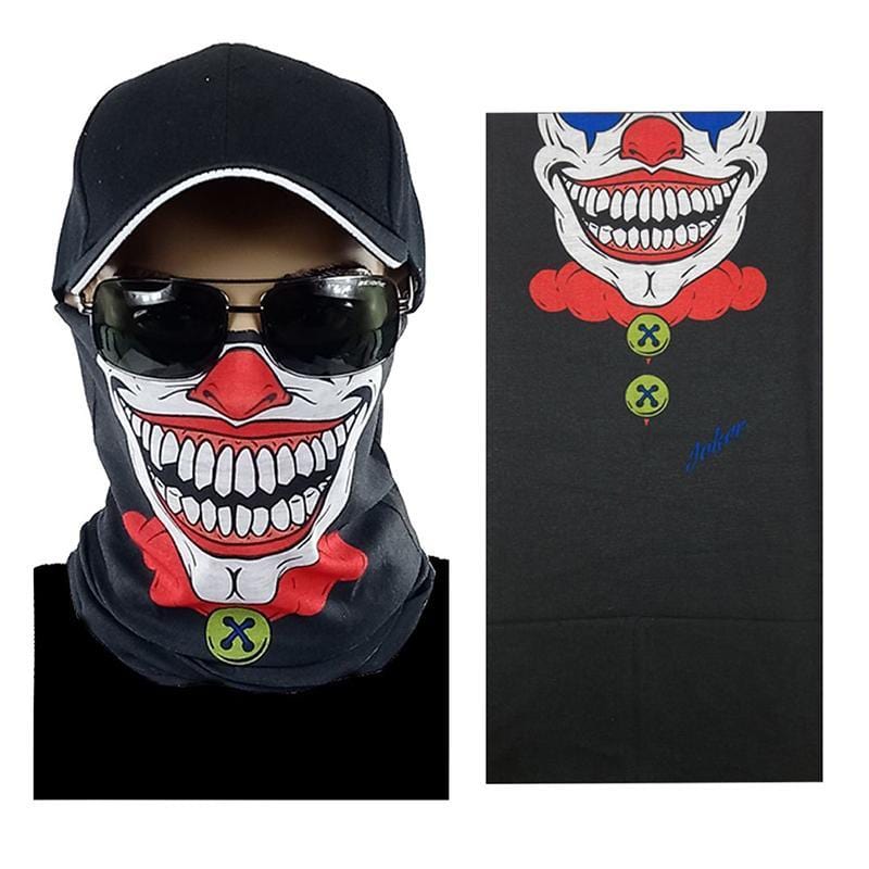 Seamless Bandana with Clown Smile | Party Expert