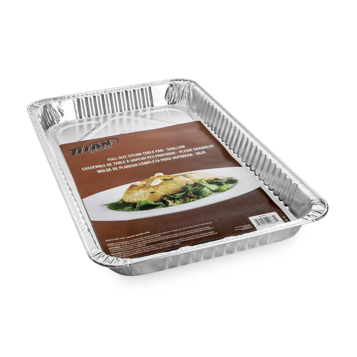 CONGLOM Disposable-Plasticware Aluminium XL Rectangular Broiler, 19,5 x 11,7 Inches, 1 Count 052092023504