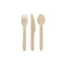 CONGLOM Disposable-Plasticware iECO Birch Cutlery Combo, 48 Count