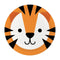 Buy 1st Birthday Tiger Plates 7 inches, 8 Count sold at Party Expert