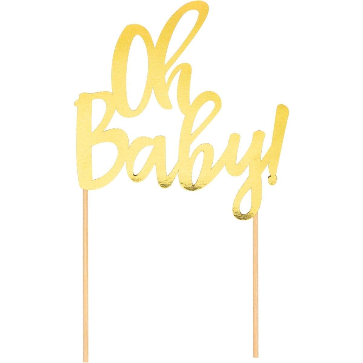 Buy Baby Shower Oh Baby Cake Topper sold at Party Expert