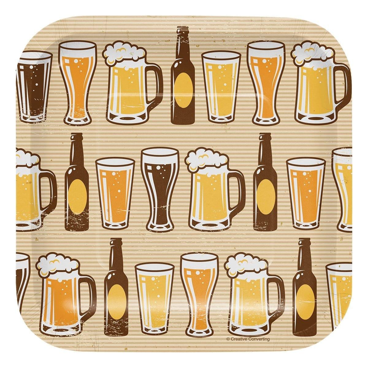 Buy Everyday Entertaining Cheers & Beers Paper Plates 7 Inches, 8 per Package sold at Party Expert