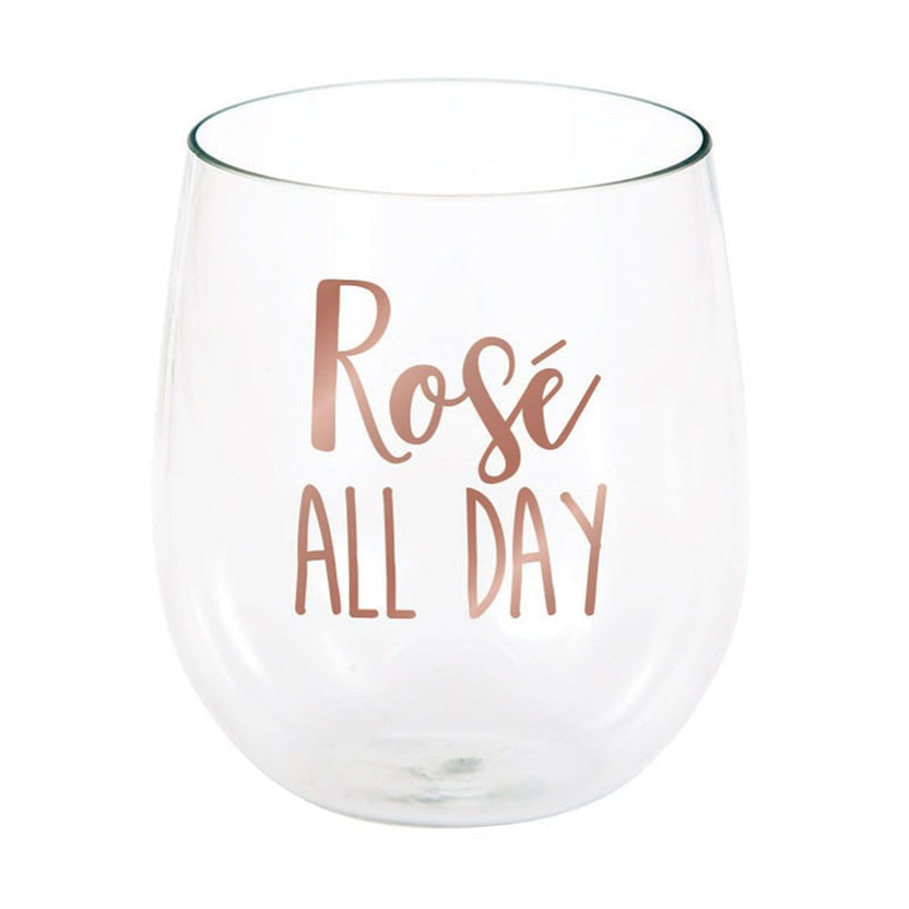 Rosé All Day Rosé Wine Glass, 14 Ounces | Party Expert