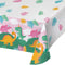 CREATIVE CONVERTING Kids Birthday Dino Party Paper Table Cover, 54 x 102 Inches, 1 Count