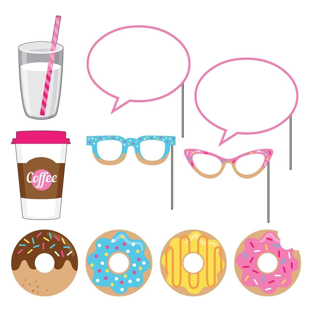 Donut Time Photo Booth Props | Party Supplies – Party Expert