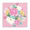 CREATIVE CONVERTING Kids Birthday Floral Tea Party Beverage Napkins, 16 Count