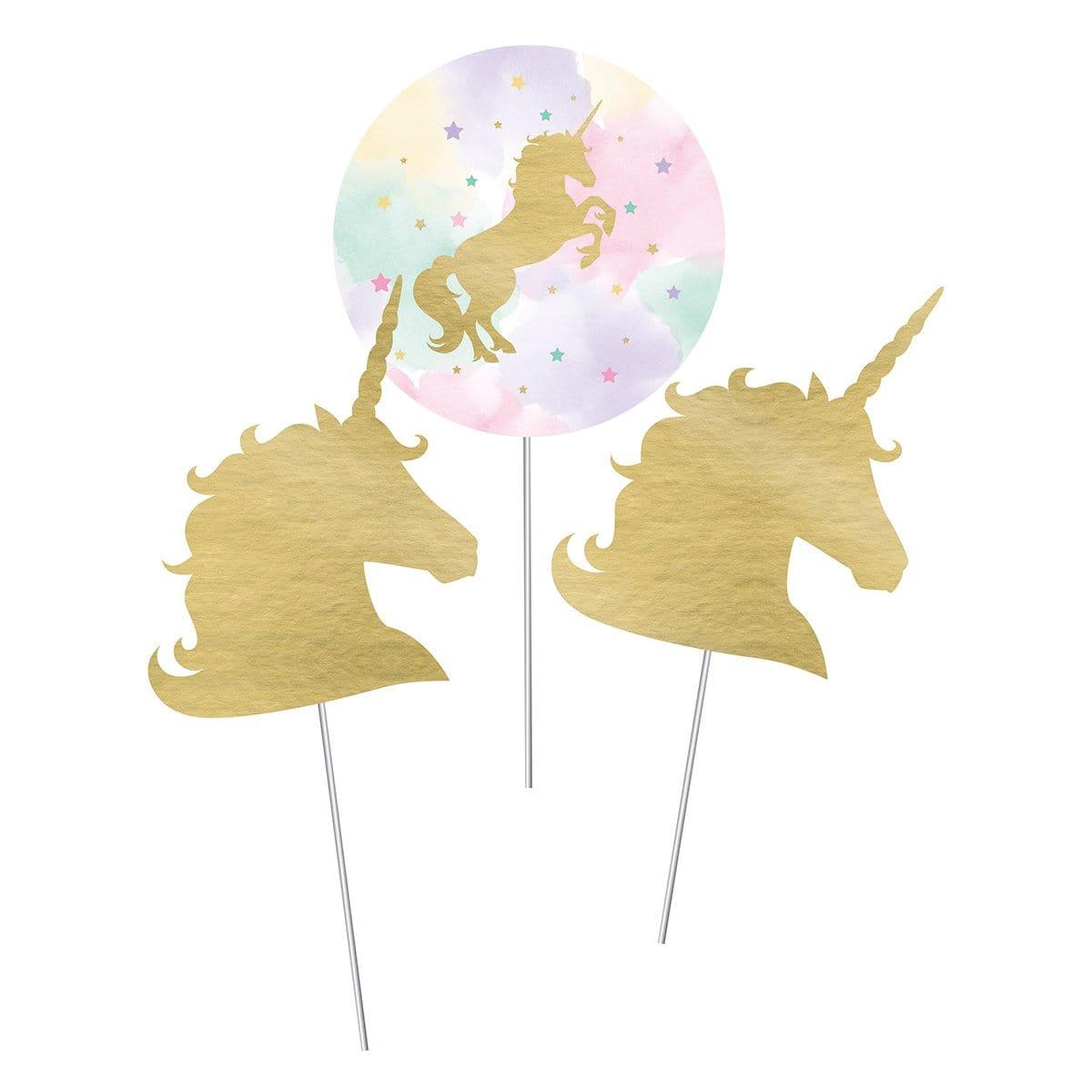 Unicorn Sparkle Centerpiece Sticks | Party Expert