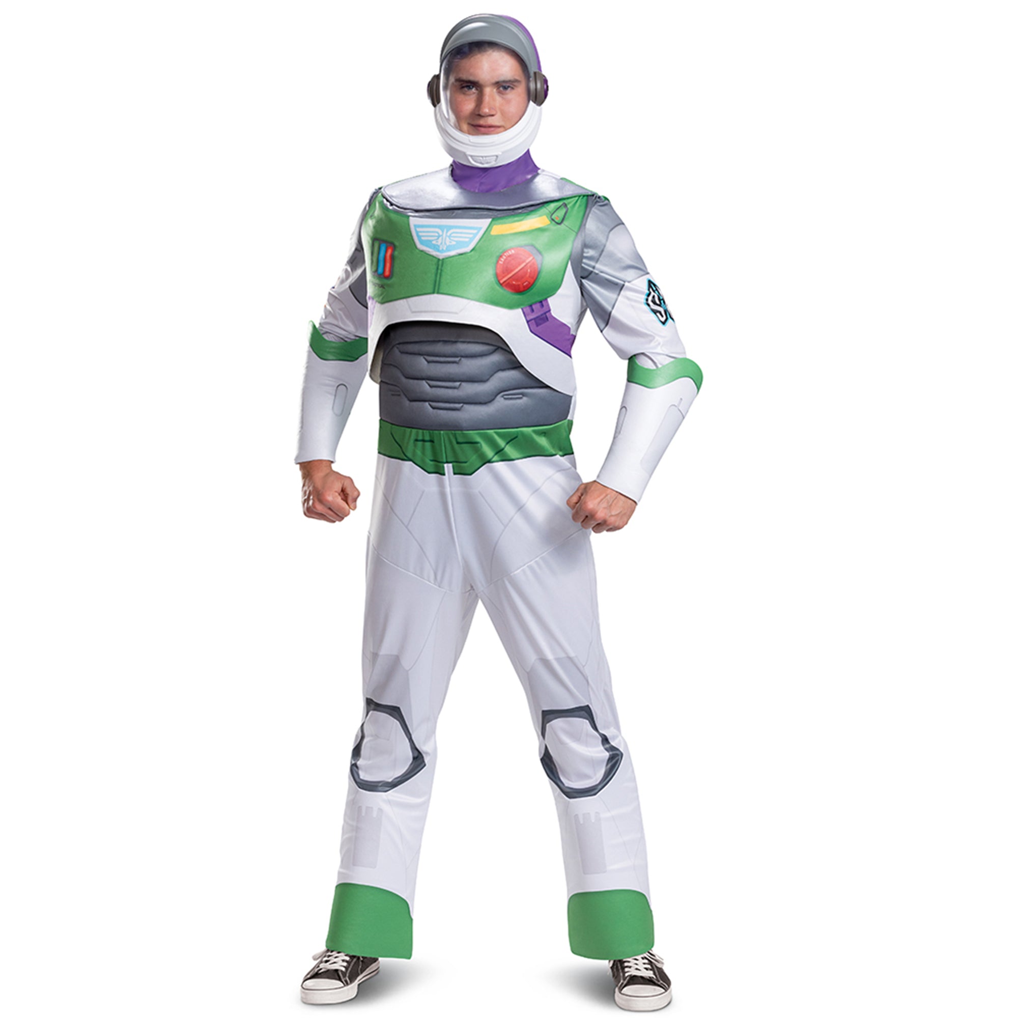 Buzz Lightyear Space Ranger Deluxe Costume for Adults Party Expert