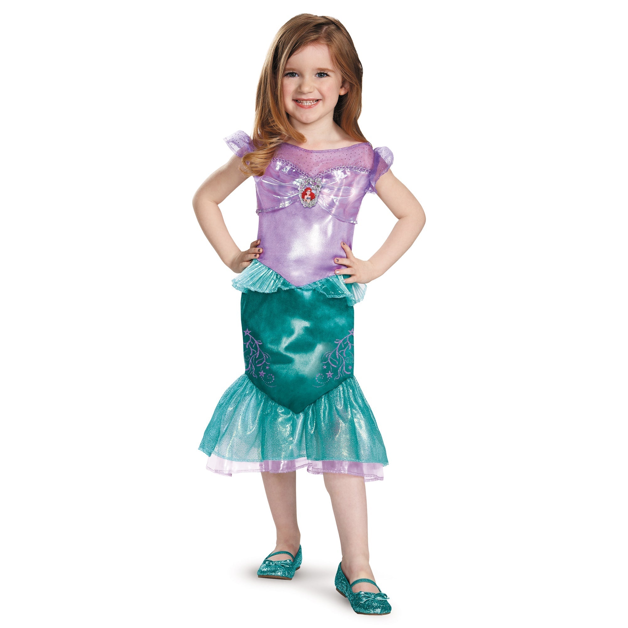 Disney The Little Mermaid Ariel Classic Costume for Toddlers, Purple a –  Party Expert