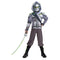 DISGUISE (TOY-SPORT) Costumes Overwatch 2 Genji Deluxe Muscle Costume for Kids, Grey Hooded Jumpsuit