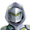 DISGUISE (TOY-SPORT) Costumes Overwatch 2 Genji Deluxe Muscle Costume for Kids, Grey Hooded Jumpsuit