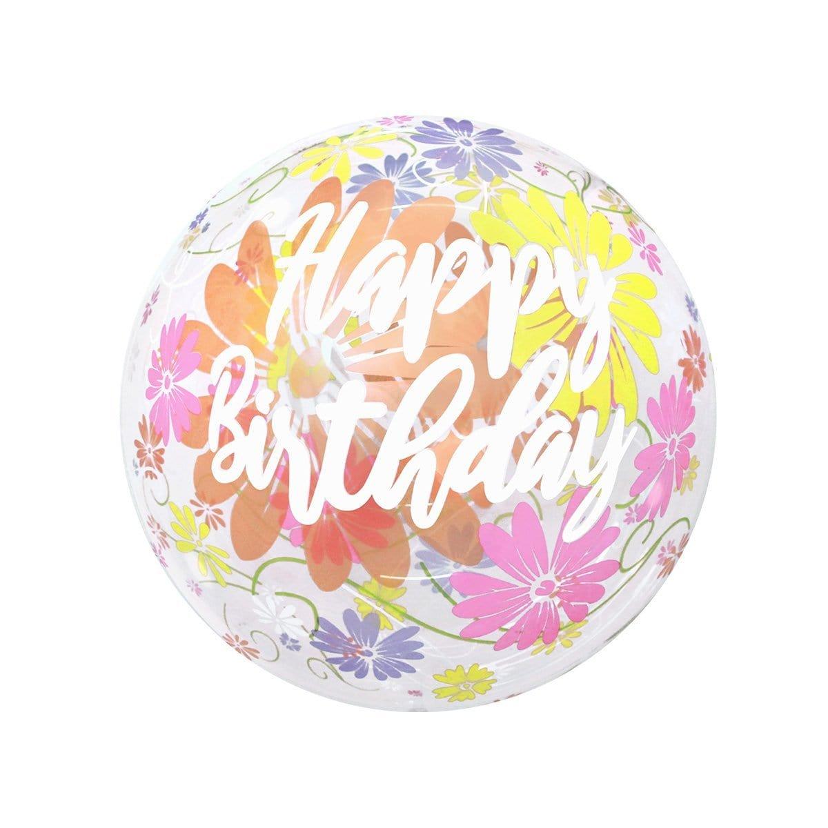 Buy Balloons HD Bubble Balloon, Chrysanthemum, 20 Inches sold at Party Expert