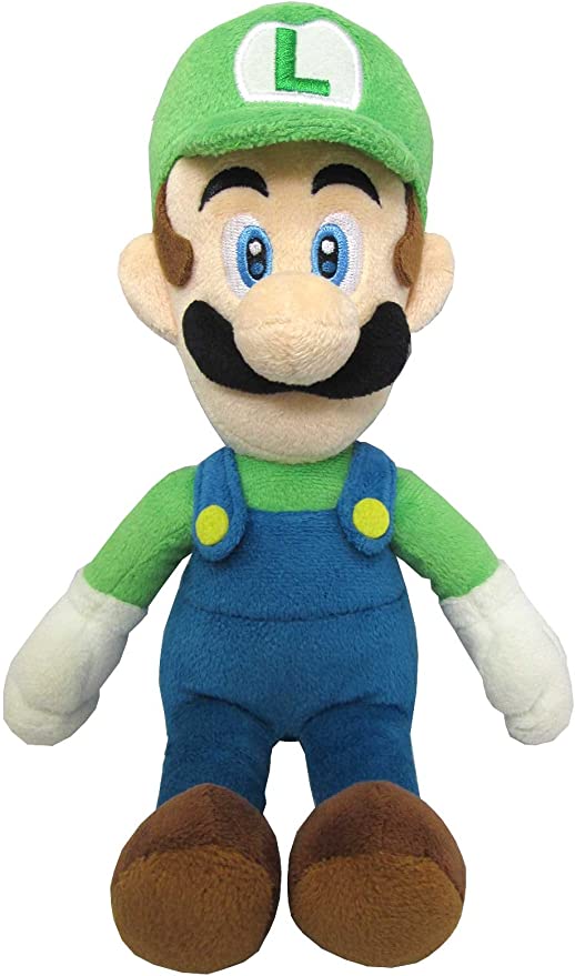 EE Distribution Plushes Super Mario Luigi Plush, 10 Inches 819996014157