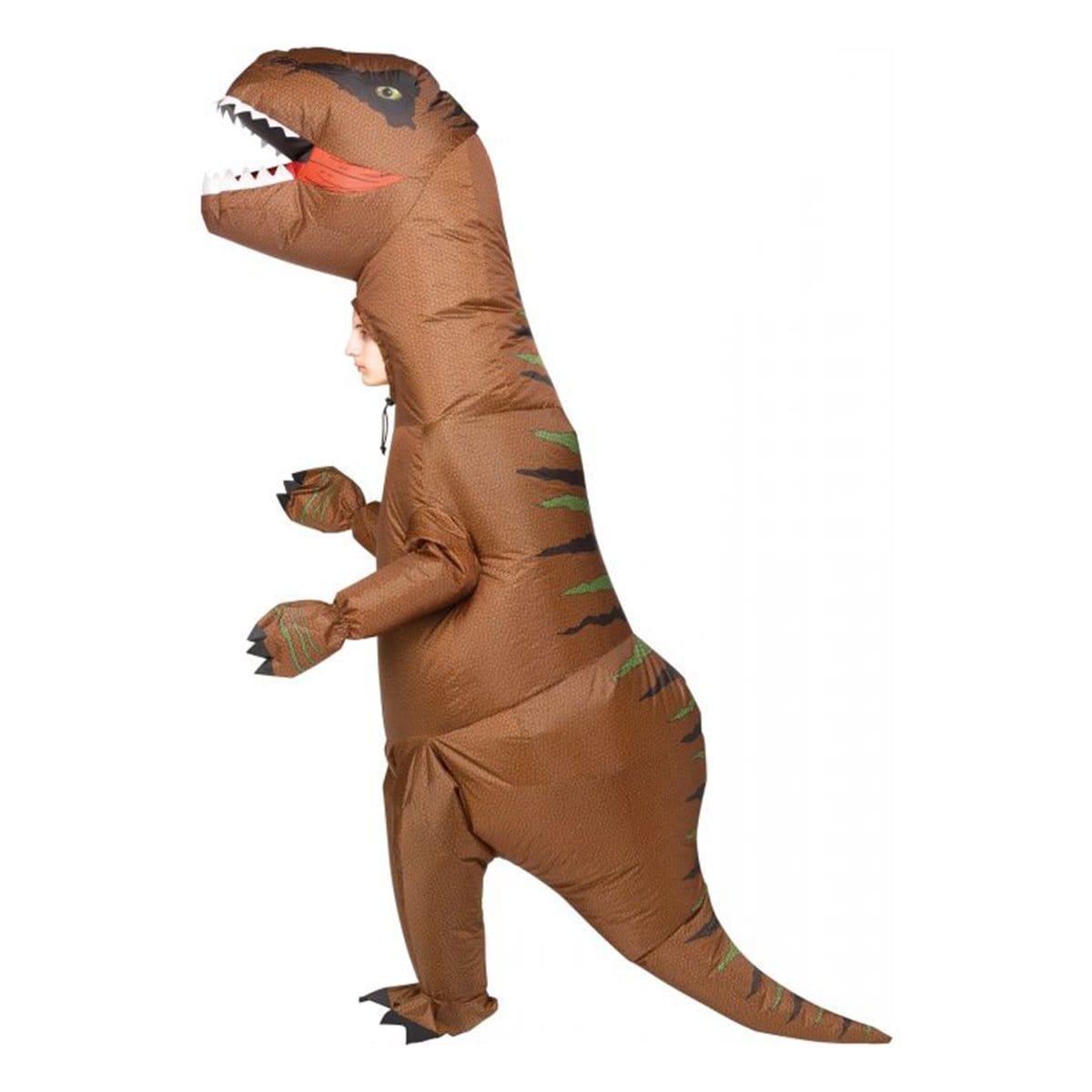 Costume de dinosaure gonflable Riding T Rex Halloween Carnival Party  Costume pour adultes