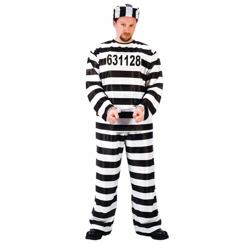 Jailbird Costume for Men | Party Expert