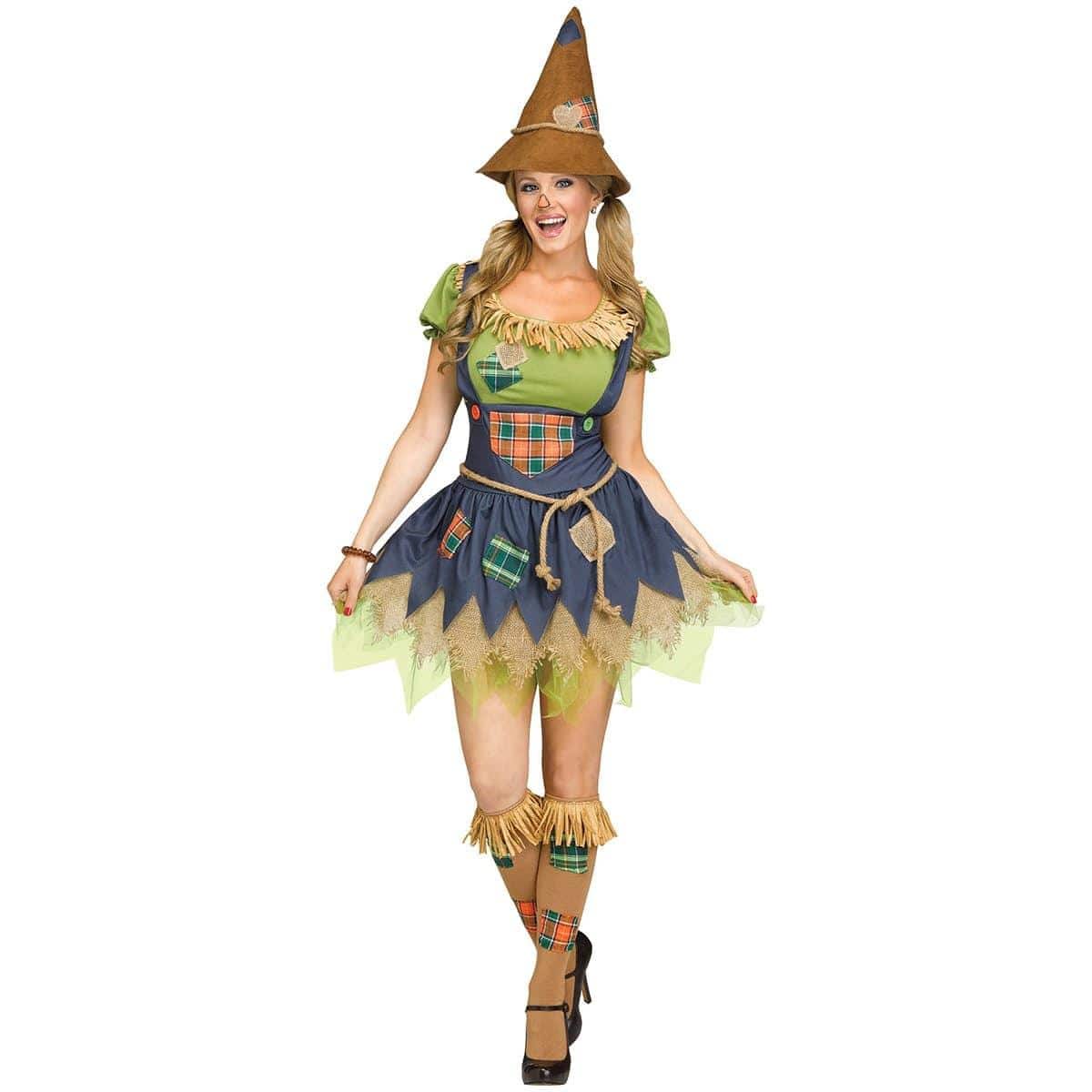 Sweet Scarecrow Costume for Adults | Party Expert