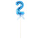 FUNNY FASHION USA Cake Supplies Cake Topper #2, Blue