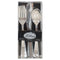 KINGZAK INDUSTRIES INC Disposable-Plasticware Silver Plastic Cutlery Set, 24 Count 763615372756