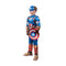 KROEGER Costumes Marvel Avengers Captain America Premium Costume with Shield for Kids