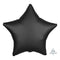 Buy Balloons Black Star Shape Foil Balloon, 18 Inches sold at Party Expert